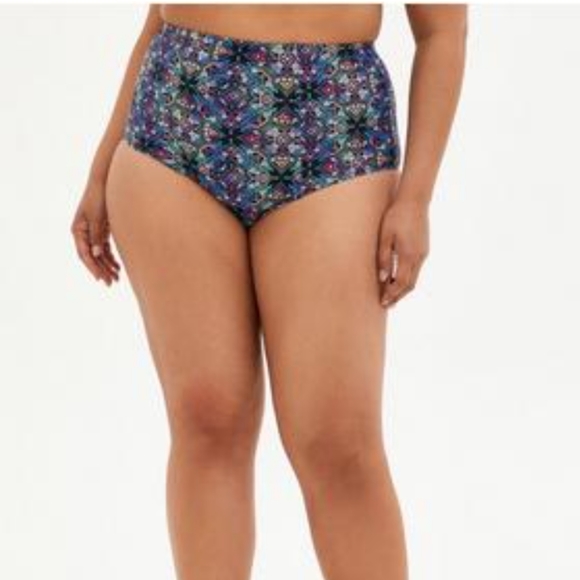 torrid Other - Torrid Black Medallion Strappy Back Swim Bottom